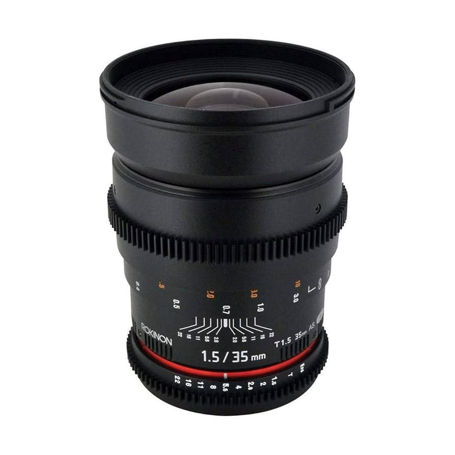 Rokinon 35mm T1.5 MFT マイクロフォーサーズ レンズ Amazon.com : Rokinon 35mm T1.5 Cine DS Lens for MFT